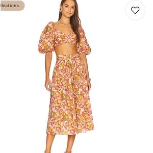 NEW Zimmermann twisted crop top with sleeves. Size AU. 1. US. 6.